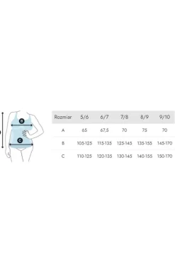 Wyszczuplająca koszulka damska plus size ciemnobeżowa Smoothwear