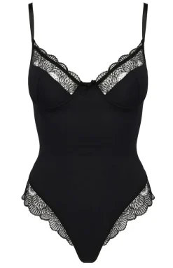 Casmir Body|Body - Zmysłowe czarne body Alina